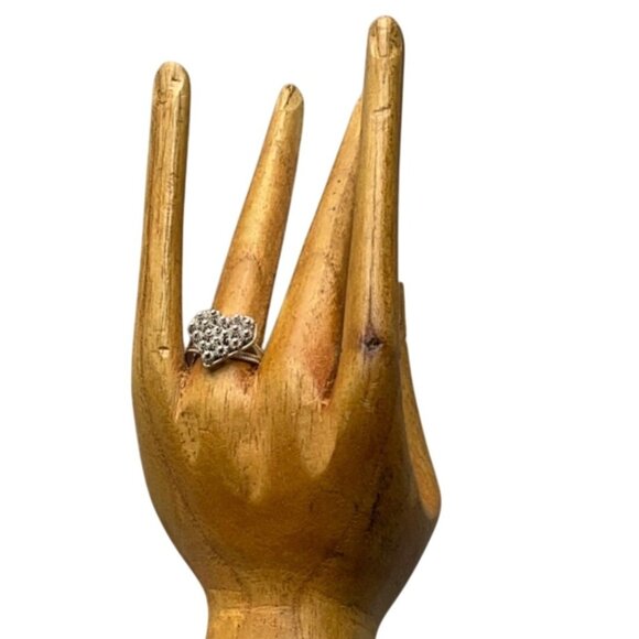 Artisan Made Handcrafted Jewelry - NEW Artisan made Sterling silver Filigree Heart ring .925 Adjustable Valentines